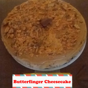 Butterfinger Cheesecake