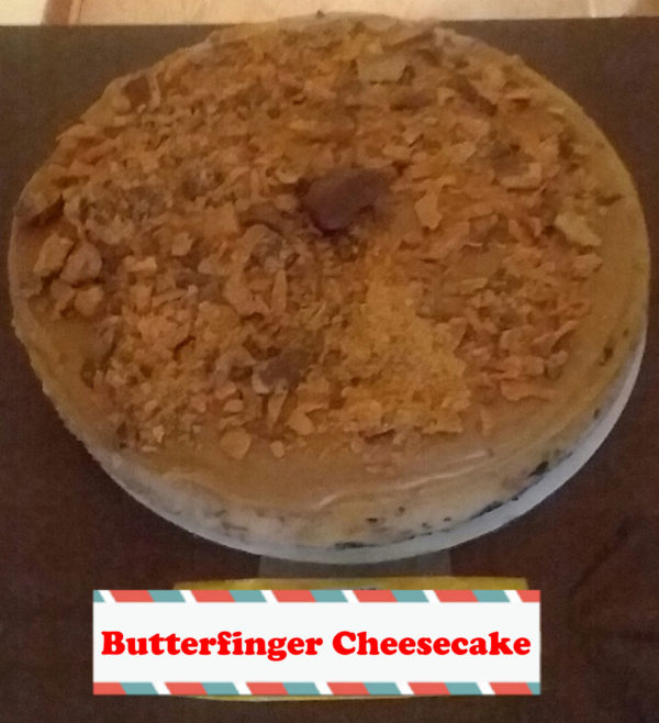 Butterfinger Cheesecake